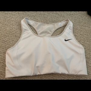 Nike Dri-Fit white Sports Bra size S